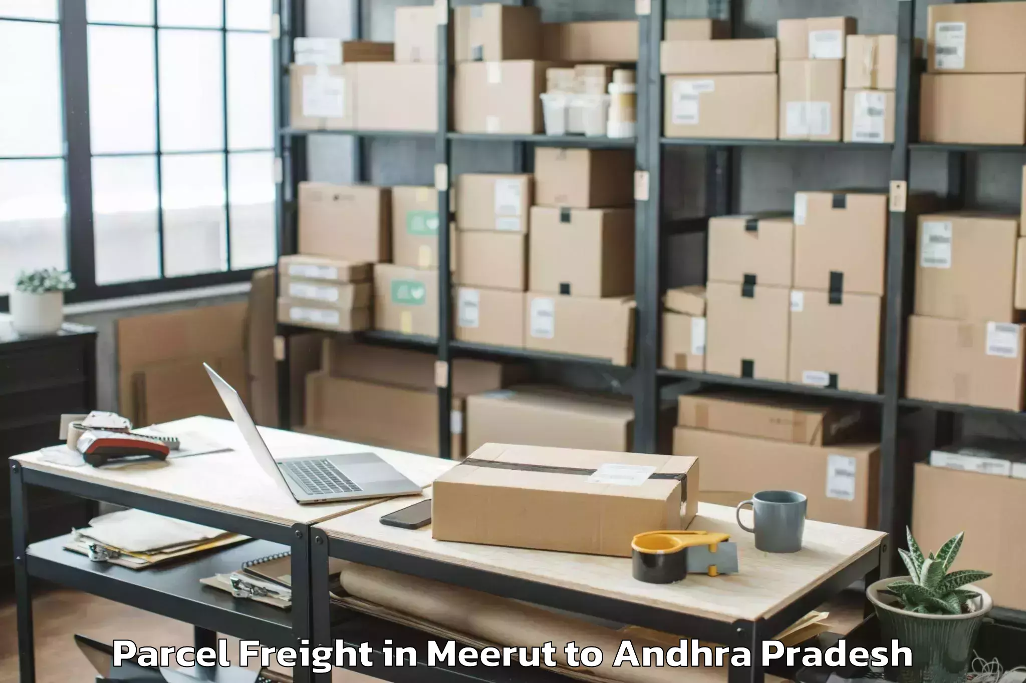 Book Your Meerut to Chinnachowk Parcel Freight Today